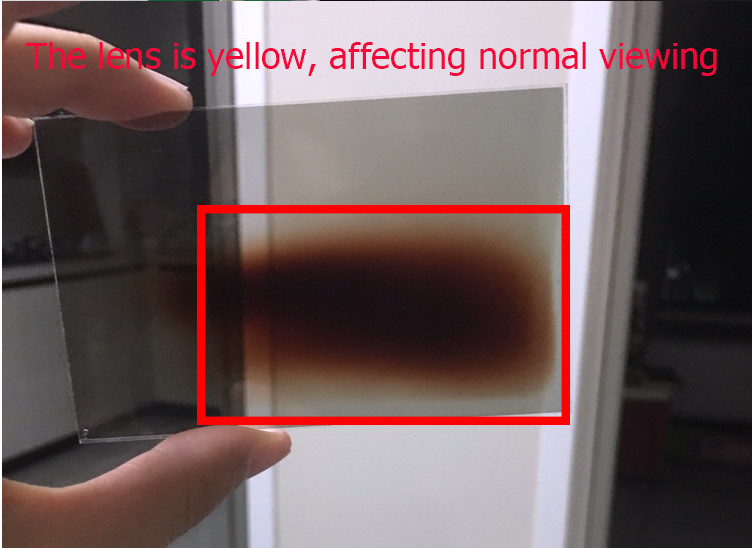 95.5x60mm Heat Insulation Glass Affixed Polarizer Film Projector F Screen Repair