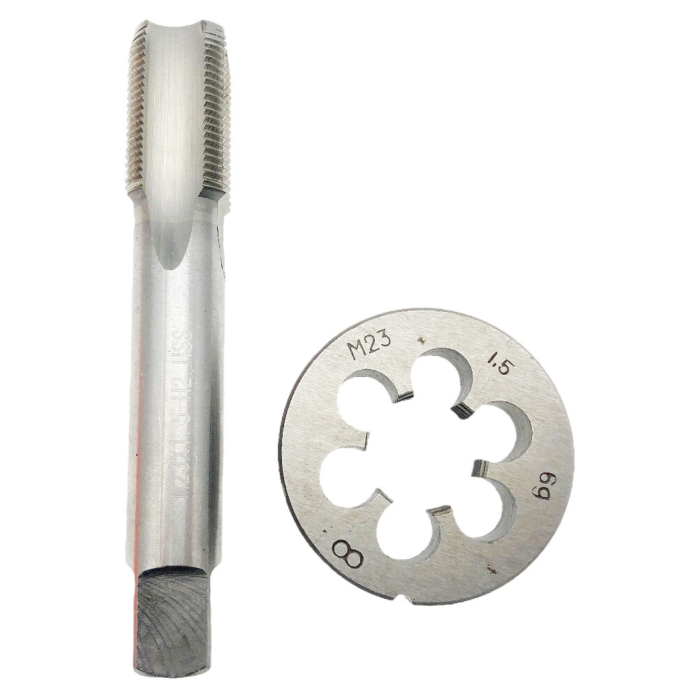 HSS M23 x 1.5 Tap and Die Set Right Hand M23x1.5mm Die M23 x 1.5 Thread Tap RH