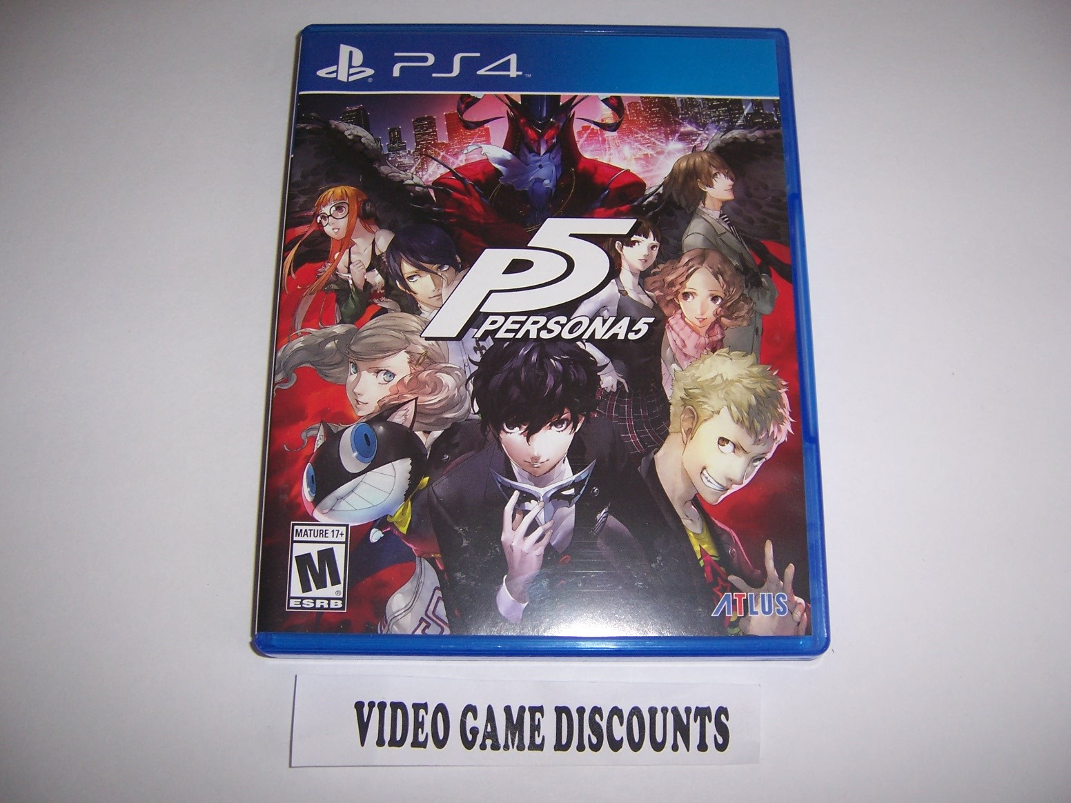 Original Box Case Replacement for Sony PlayStation 4 PS4 PERSONA 5 P5
