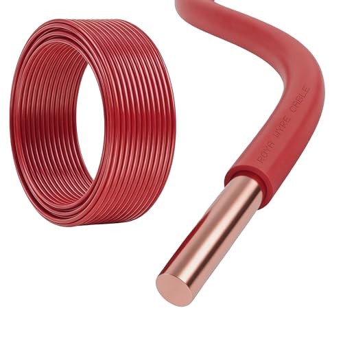 14 AWG 100% Solid Copper Tracer Wire Red - Direct Burial Underground 250ft