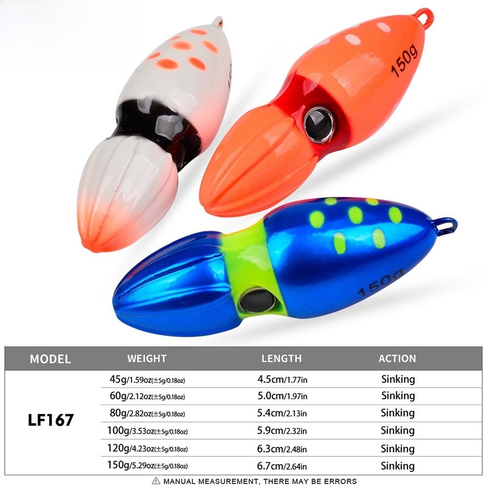 slow sink metal jig with vibrating wobble for sea bass fishing 5.4cm 80g