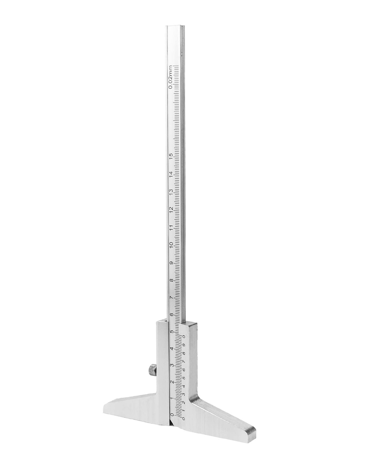 QWORK Depth Vernier Caliper, 0-150mm Aluminum Micrometer Gauge Measuring...