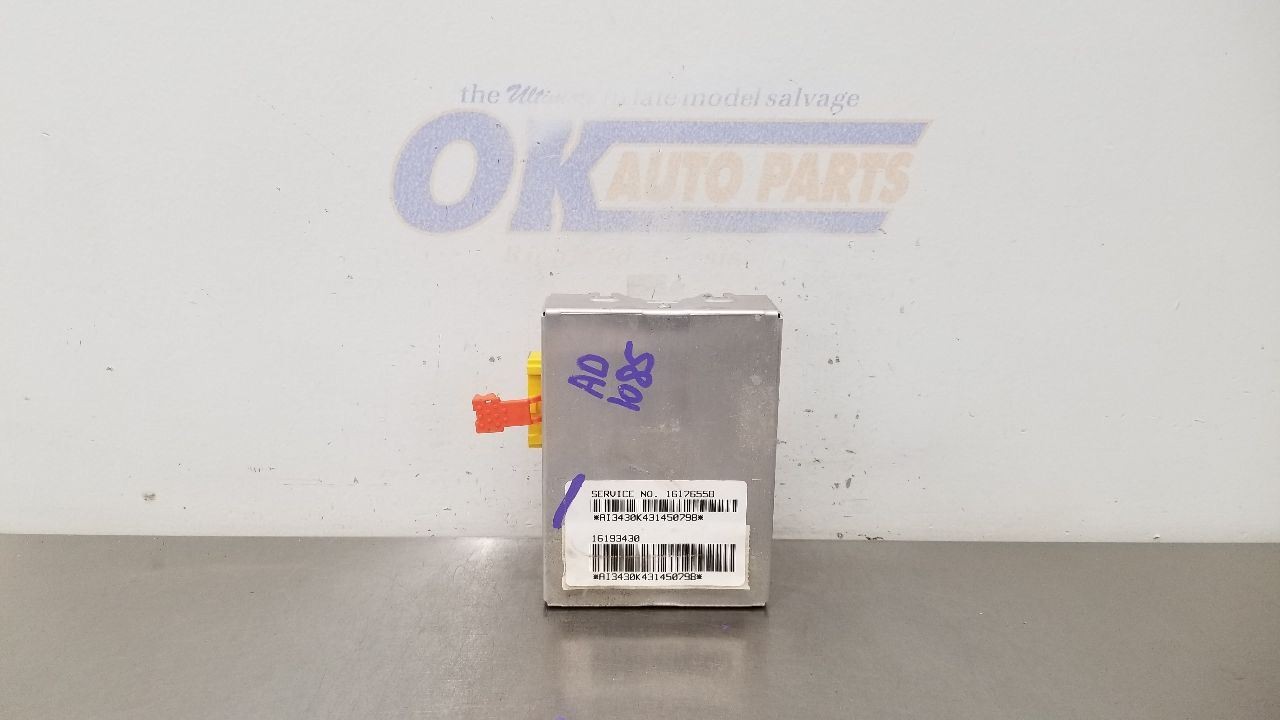 93 PONTIAC FIREBIRD SRS CONTROL MODULE 16176558