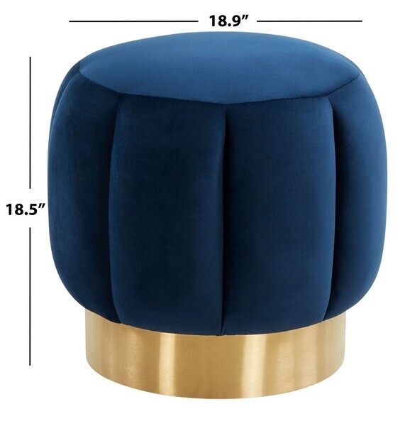 Safavieh MAXINE CHANNEL TUFTED OTTTOMAN, Reduced Price 2172733433 SFV4707I