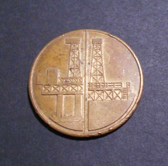 TOTCO collectors token USA coin A Name Oilmen Have Trusted For 50 Years medal