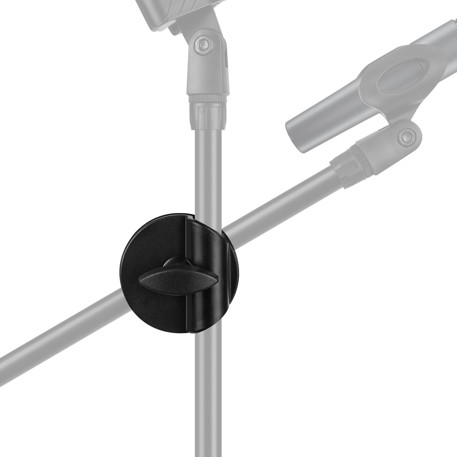 Geekria for Creators Microphone Stand Crossbar Clamp Mount (Black)