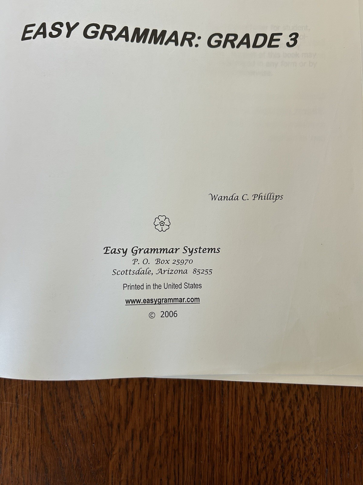 VERY GOOD Easy Grammar : Grade 3 Teacher Book