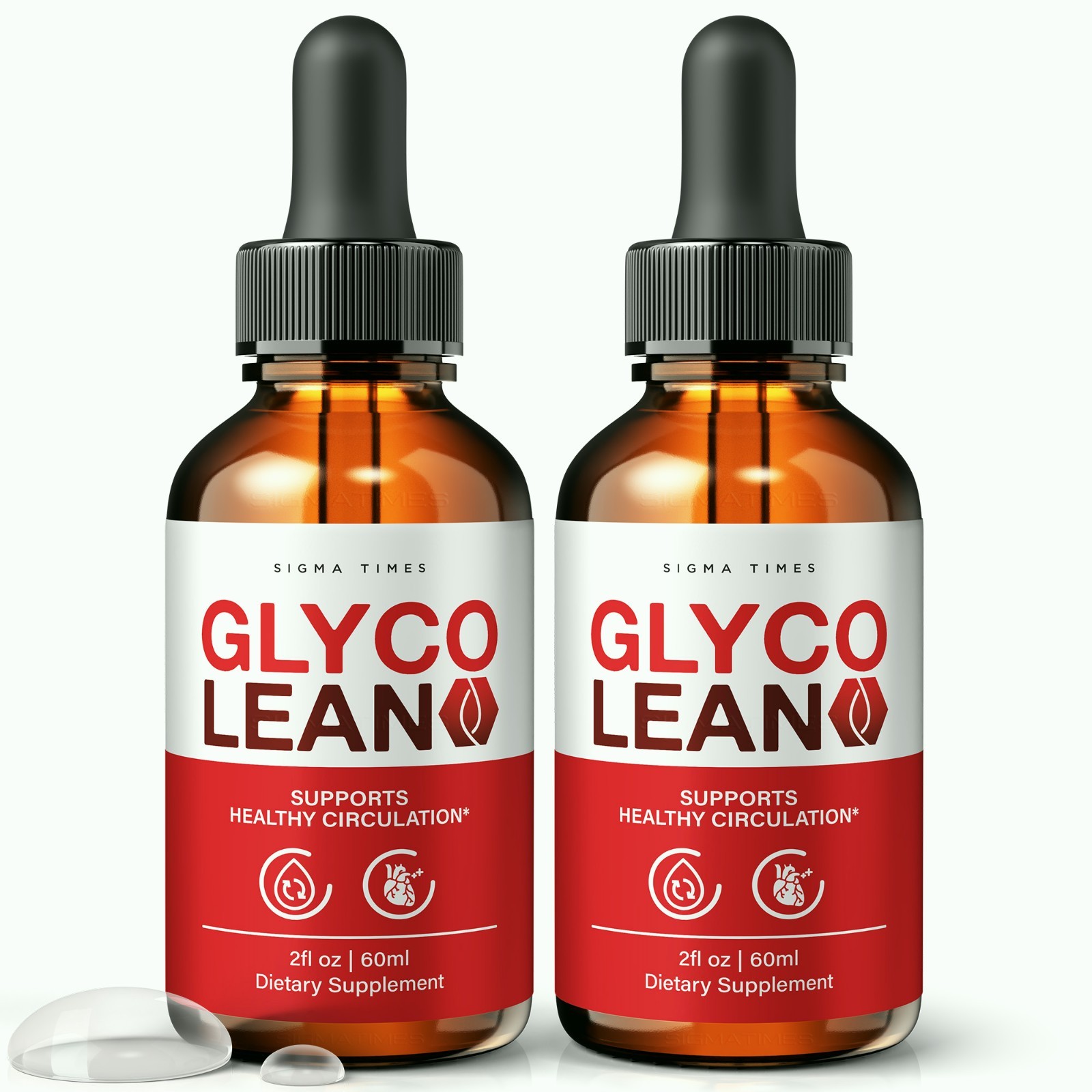 Glyco Lean Drops, Blood Support Supplement, GlycoLean Liquid Formula - 2 Pack