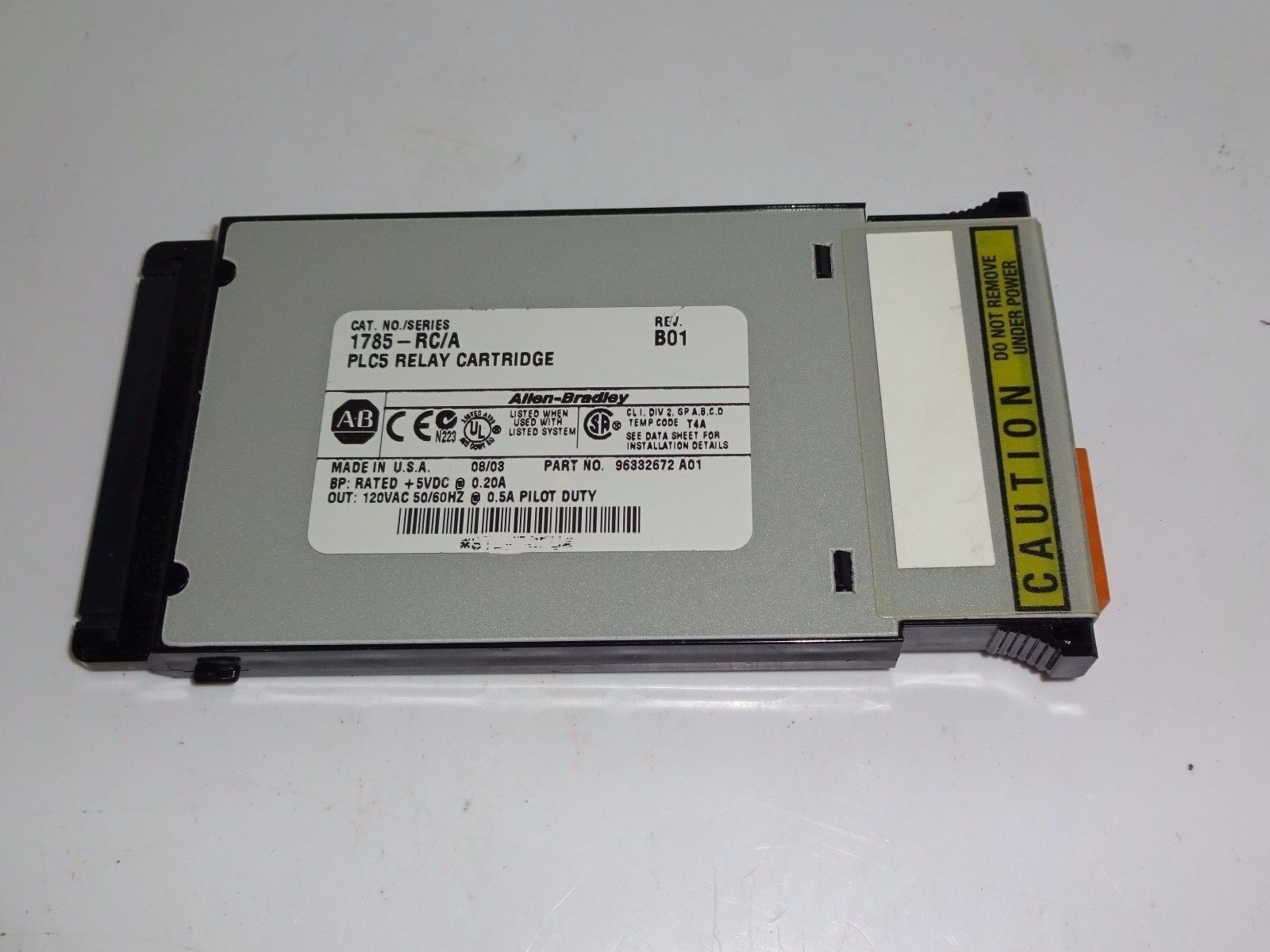 Allen-Bradley 1785-RC /A 1785RC PLC-5 Relay Cartridge