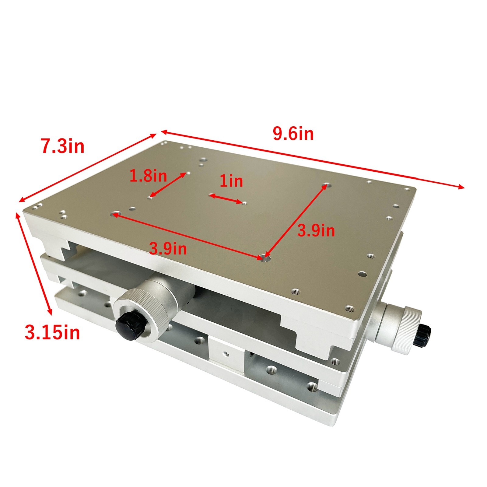 XY Axis 2 Axis Positioning Marking Machine Adjustabl Work Table Mobile Laser