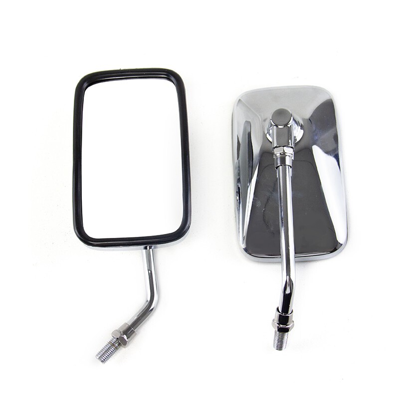 Chrome Motorcycle Mirrors For Honda Shadow Spirit 750 1100 VLX600 VT600C VTX1100