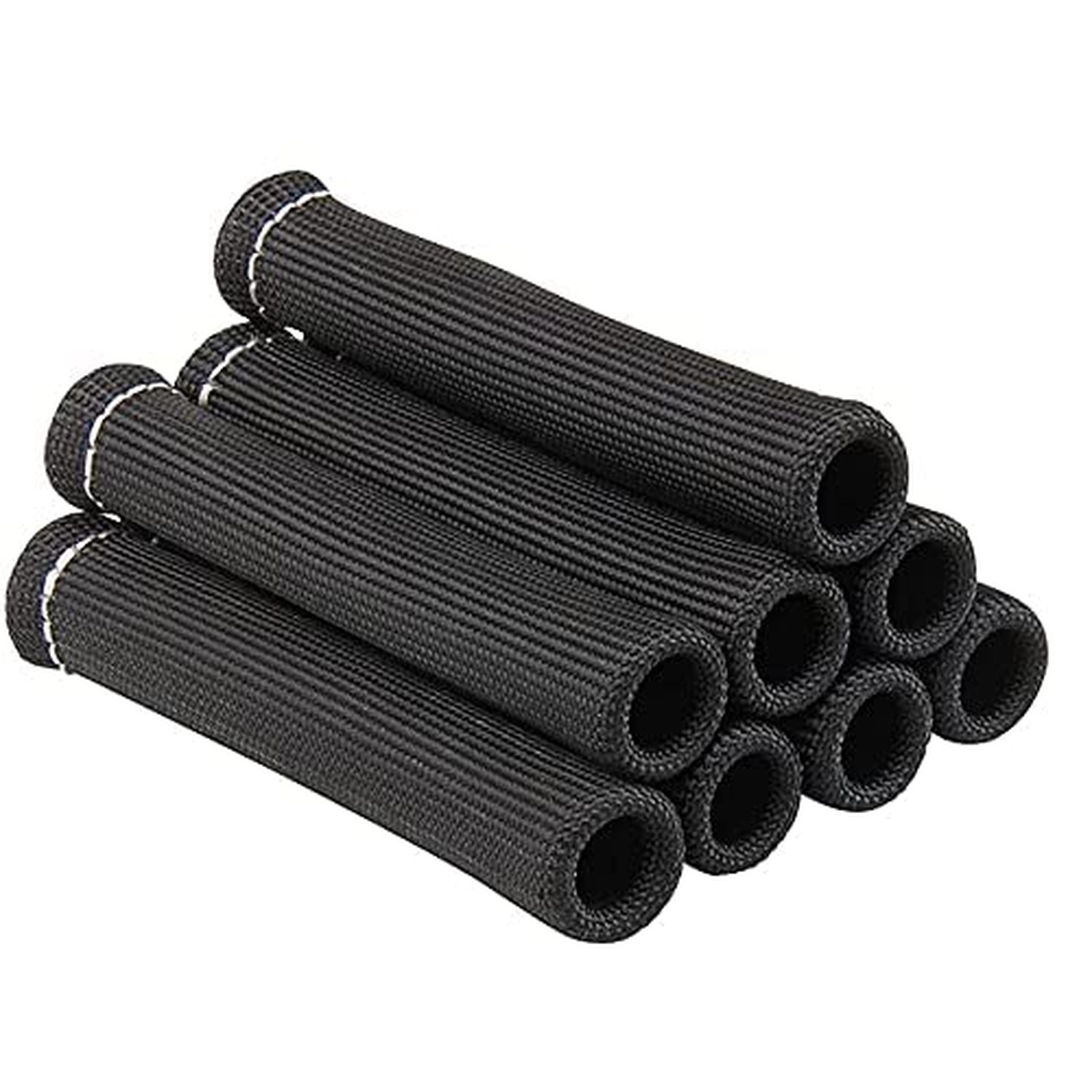 Spark Plug Wire Heat Shield & Sleeve - 2500F High Temp Protection, 8-Pack (Bl...