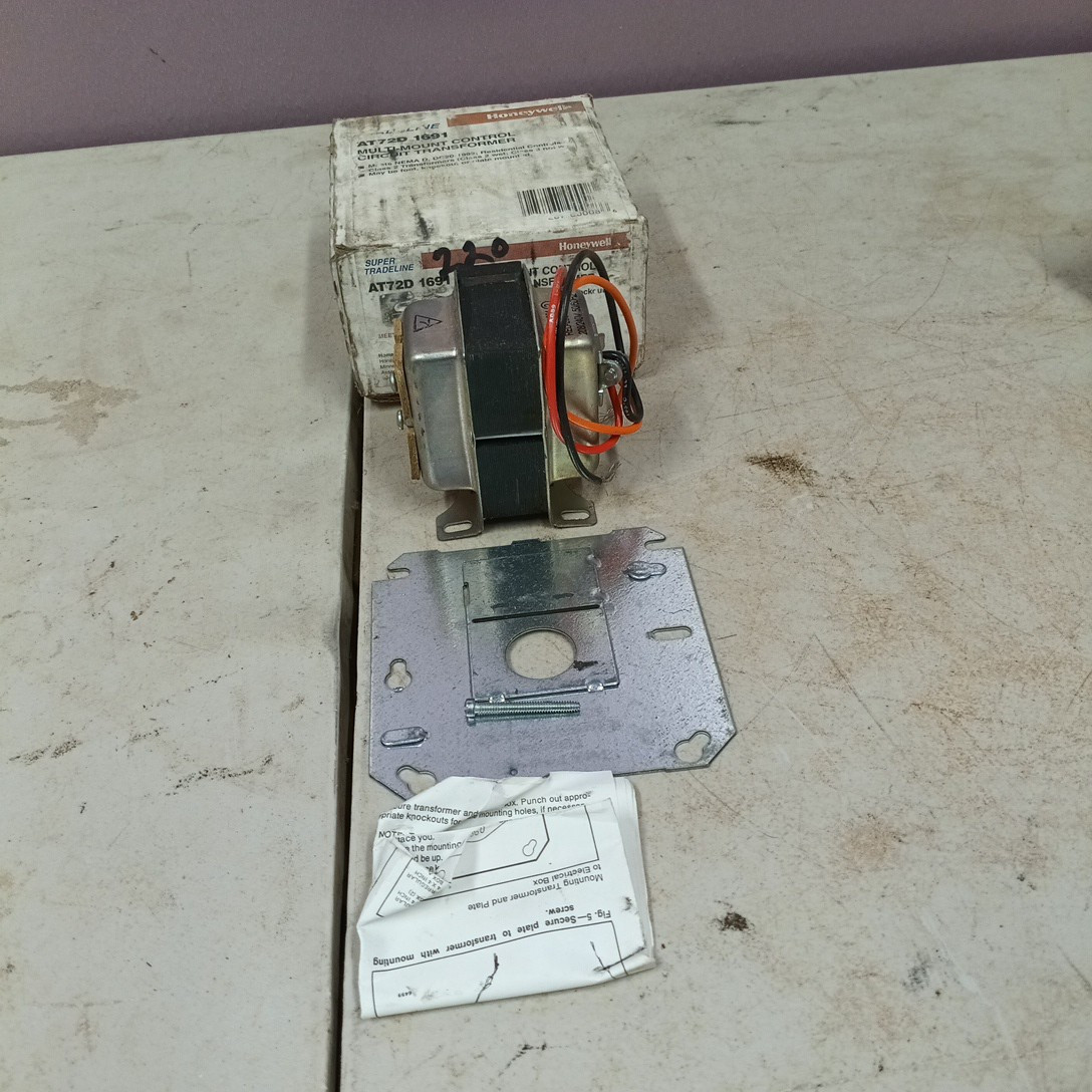 New Honeywell AT72D1691 Multi Mount Control Circuit Transformer 208/240 BAC