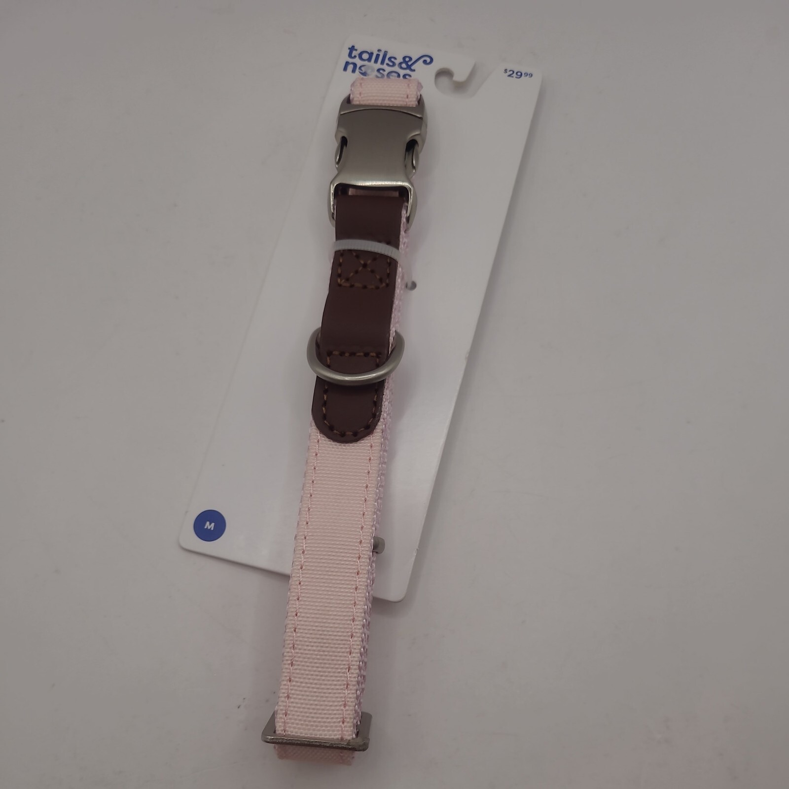 Tails & Noses Pink Dog Collar Size Medium 14-20 inches long
