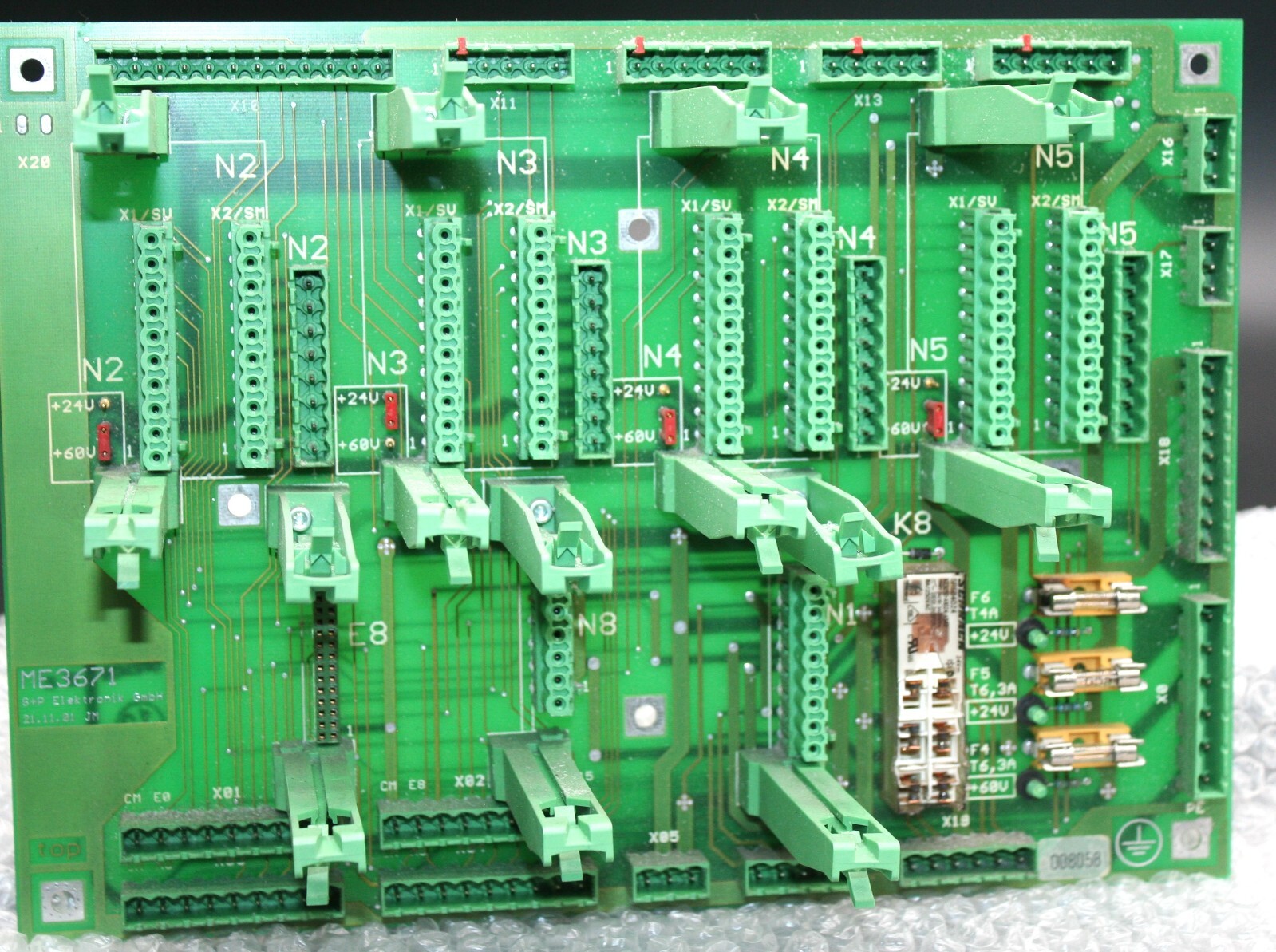 One Mosca ME3671 Board for Strapping Machine ME 3671