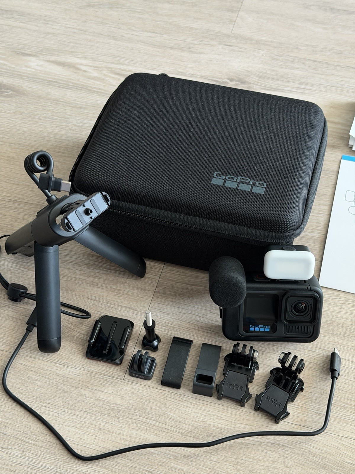 GoPro Hero 13 Black Creator Edition Bundle with Tripod, Microphone, Light, Moun…