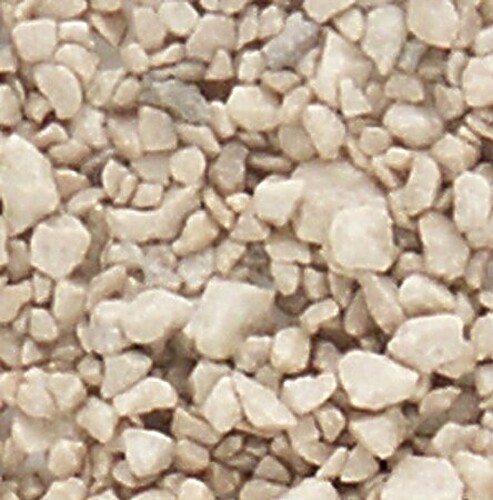 Woodland Ballast - Coarse (Buff) 32 oz - Model Railroad Ballast - #b1387
