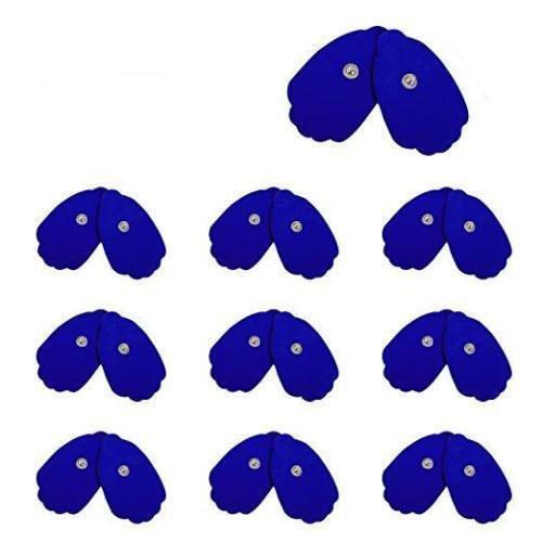 Tens Unit Muscle Stimulator Replacement Electrodes Pads Reusable Snap On (20)