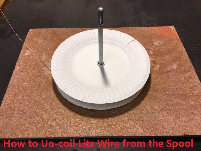 Litz wire 16/36 for High-frequency Equiment coil, Single layer insulation, 100'