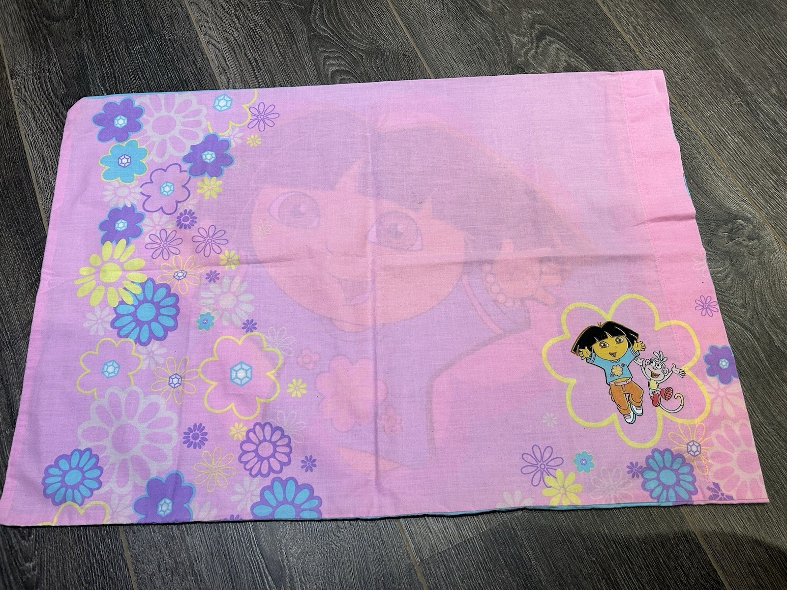 Dora The Explorer and Monkey Boots Pillowcase -Standard Graphics Both Side