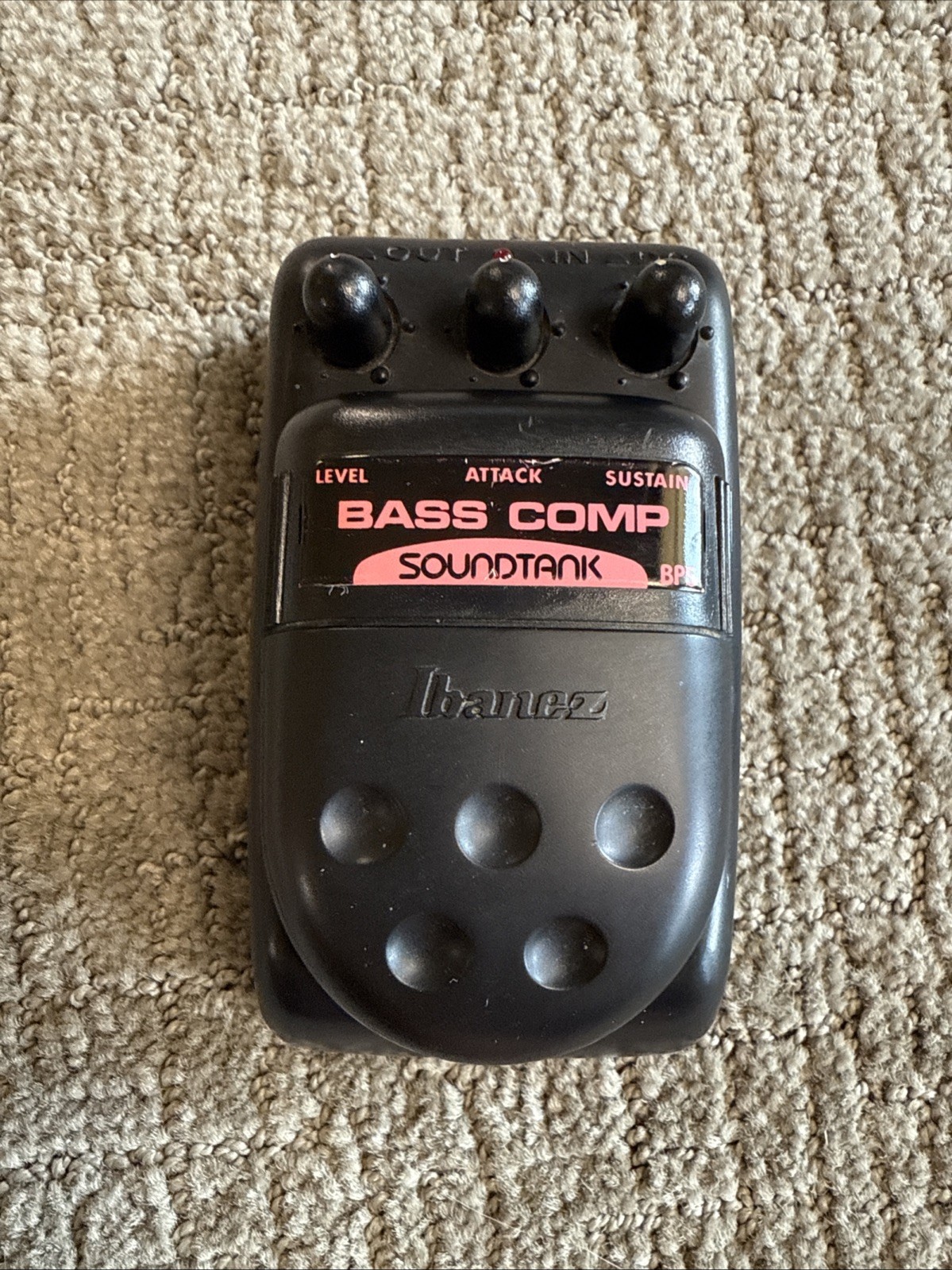 Ibanez Soundtank Bass Comp BP5 Distorotion Guitar Effects Pedal w Manual Tested