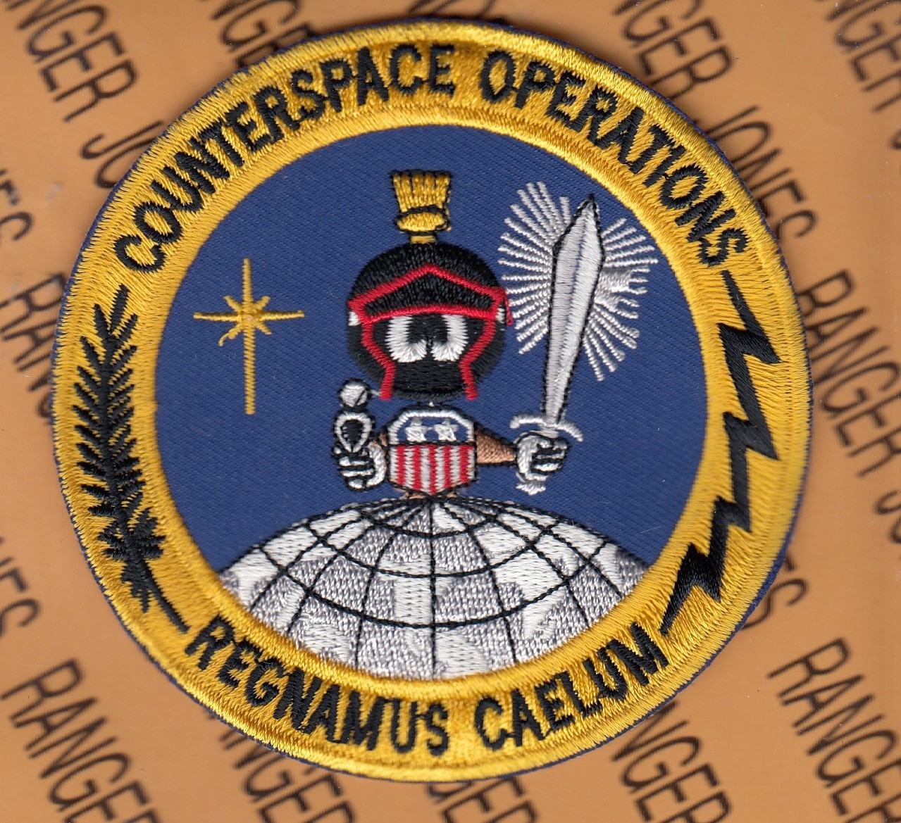 USAF Air Force Counterspace Operations Martian RC Space Ops ~3.75" patch c/e