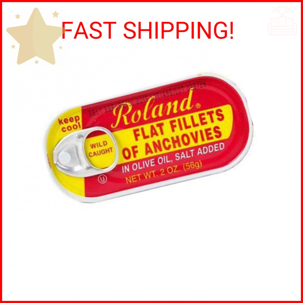 Roland Anchovies, Flat In Olive Oil, 2 oz