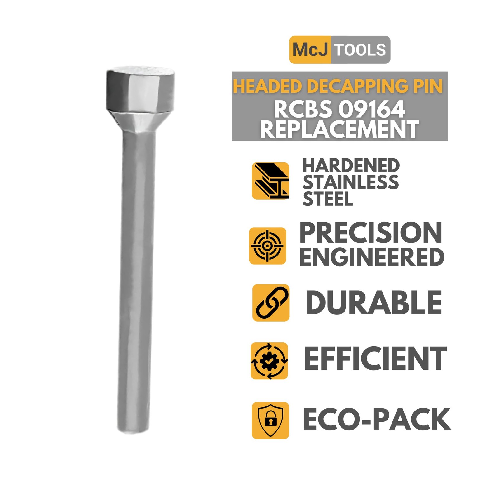Reloading Headed Decapping Pins 10pack