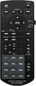 RC-DV331 KNA-RCDV331 Replaced Remote fit for Kenwood Multimedia Monitor DNX696S