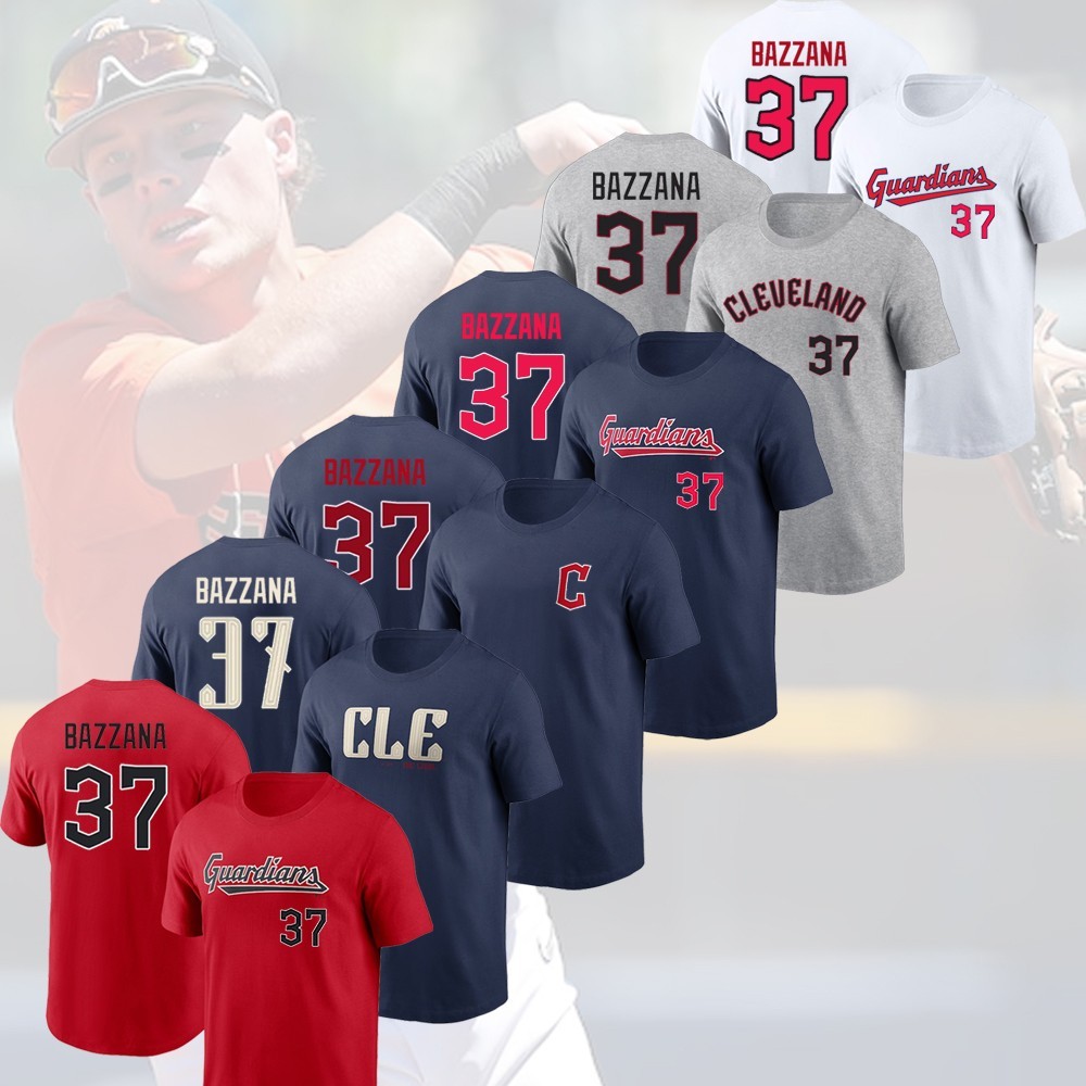 Travis Bazzana #37 Cleveland Guardian Name & Number Player Unisex Gifts For Fan