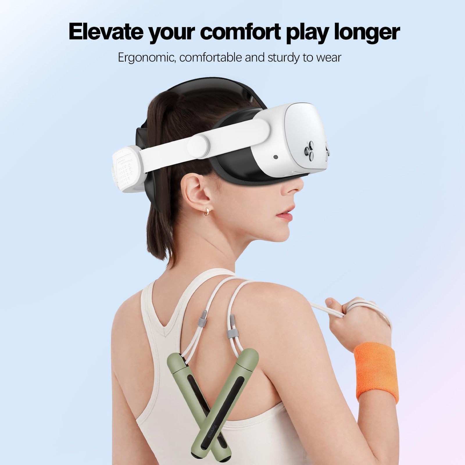 Comfort Head Strap for Meta Quest 3S - Adjustable Elite Strap Replacement wit...