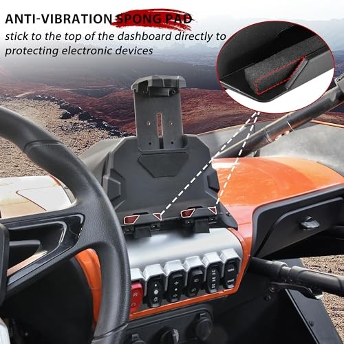 UTVXPERT Adjustable Electronic Device Tablet Phone Holder GPS Navigator