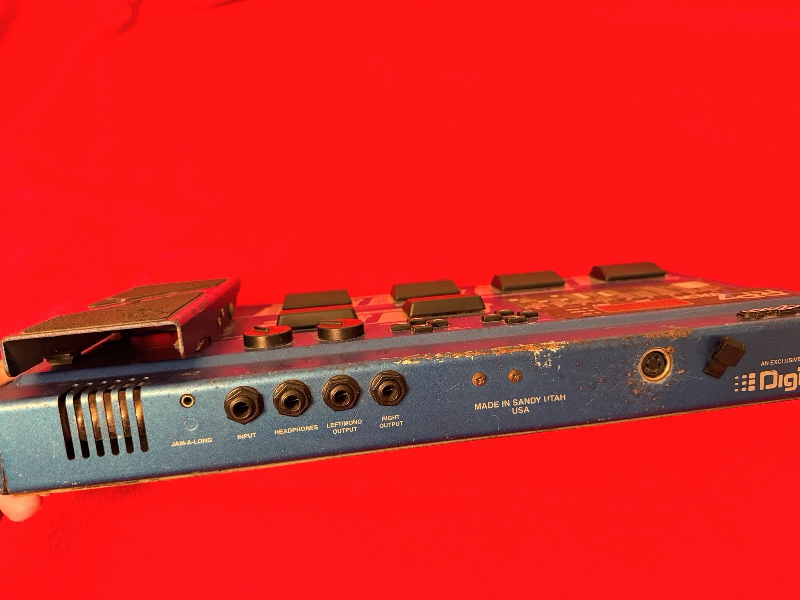 Digitech RP7 Valve Tube Preamp Multi-Effects Processor Untested -Parts Repair