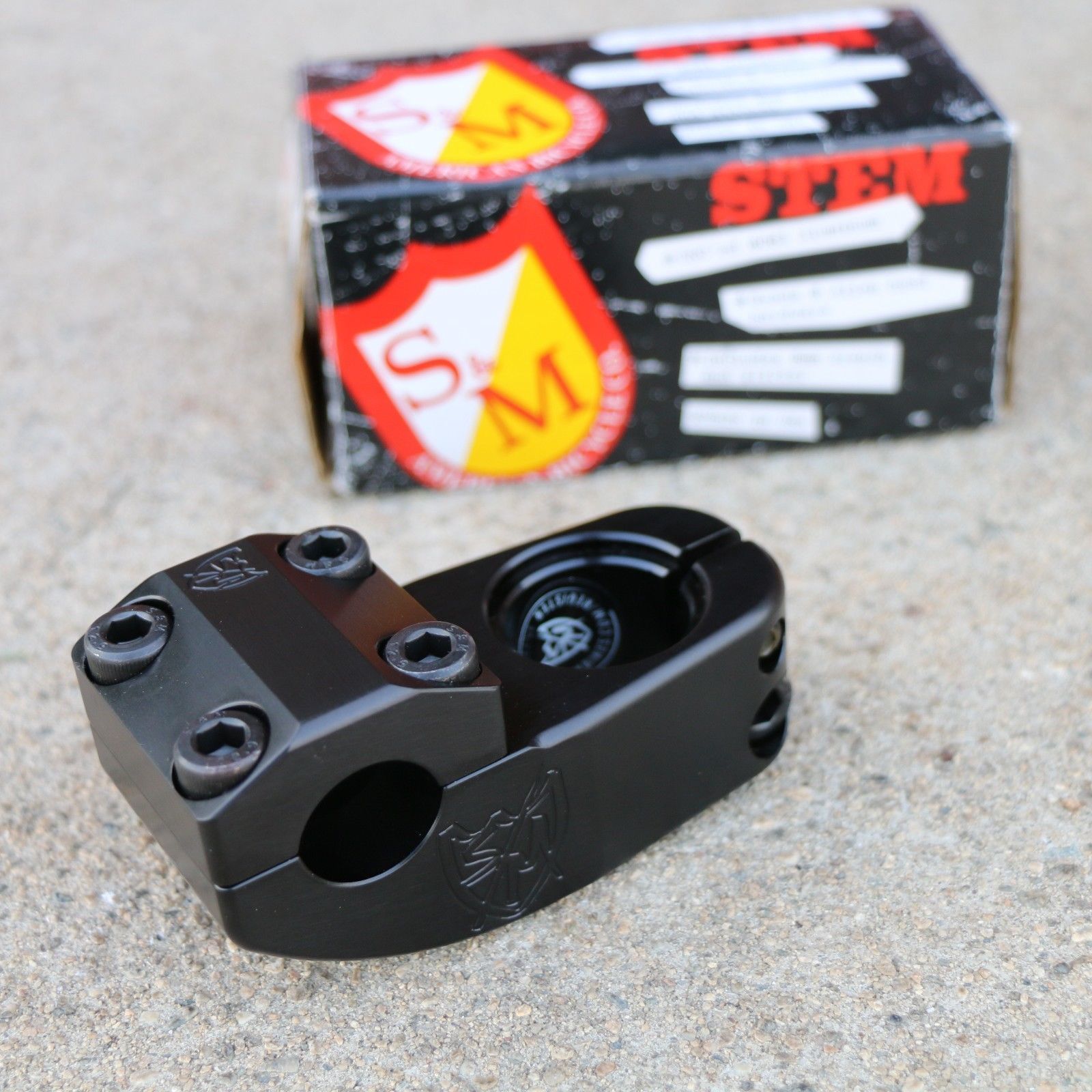 S&M BMX ENDURO V2 BICYCLE STEM BLACK ODYSSEY PRIMO CULT SUNDAY
