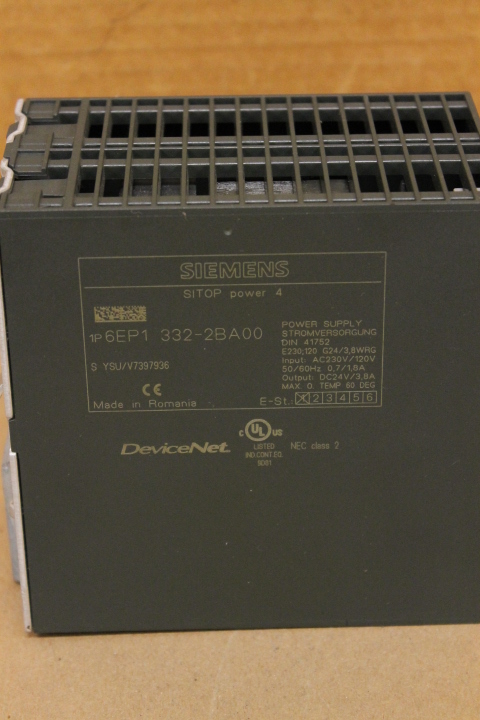 SIEMENS 6EP1 332-2BA00 POWER SUPPLY