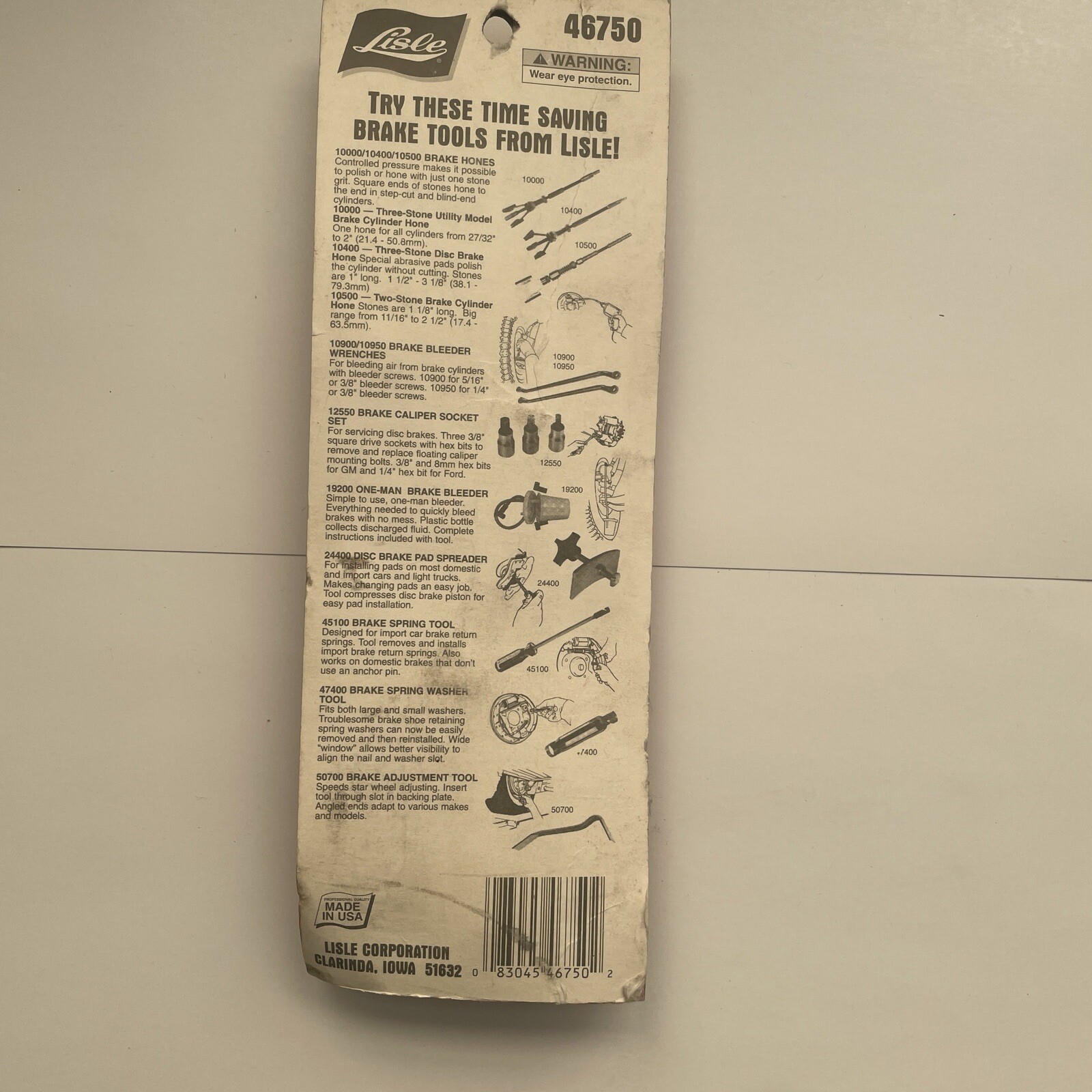 LISLE 46750 Brake Spring Tool
