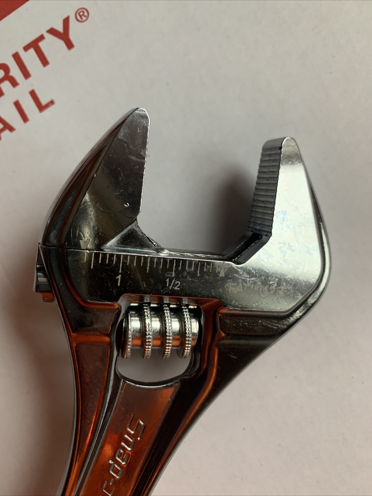 Snap-on 12” Flank Drive Plus Adjustable Wrench