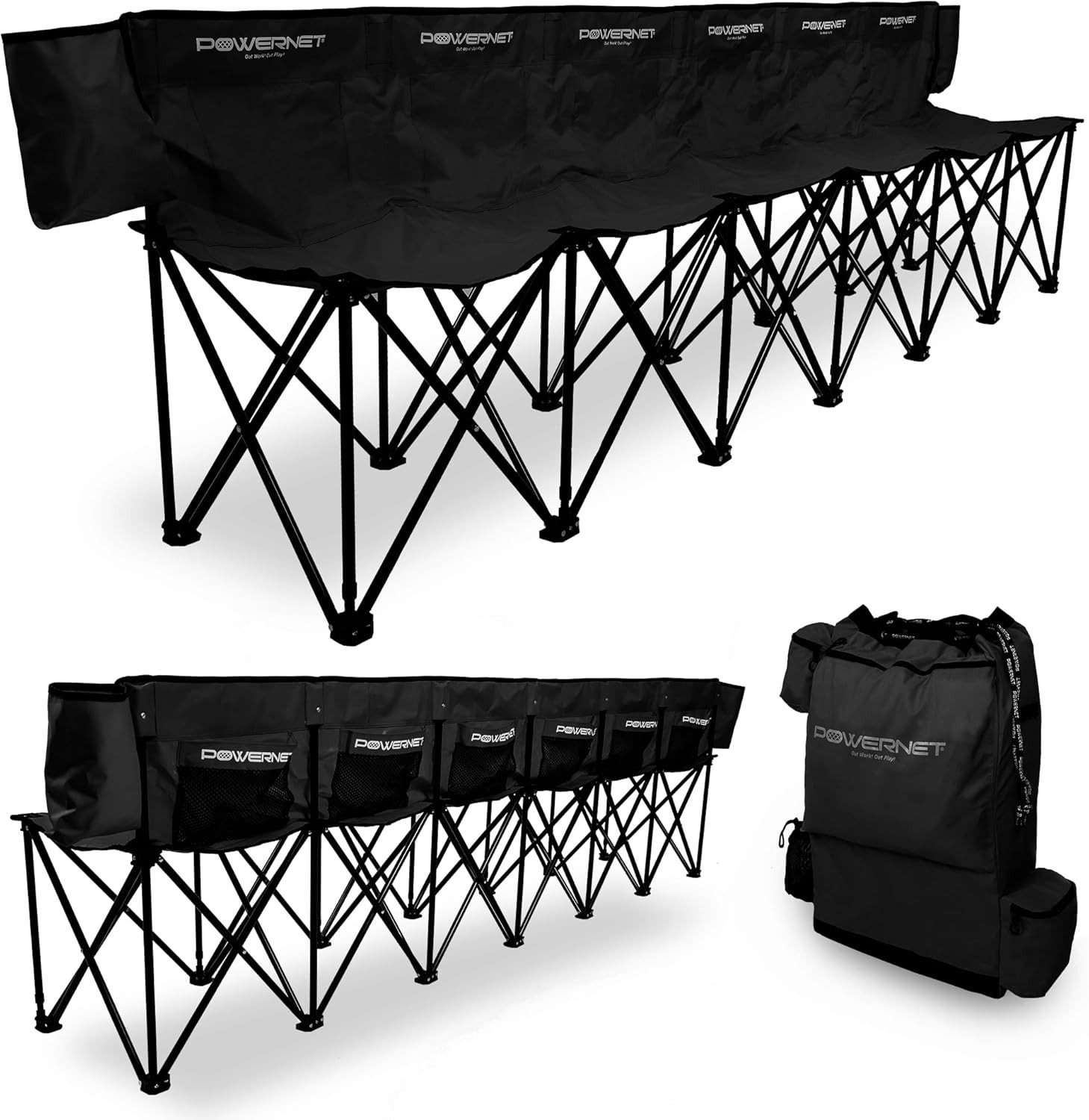 Carli Lloyd Ultra Portable 6-Seater Team Bench with Backpack Carry Bag