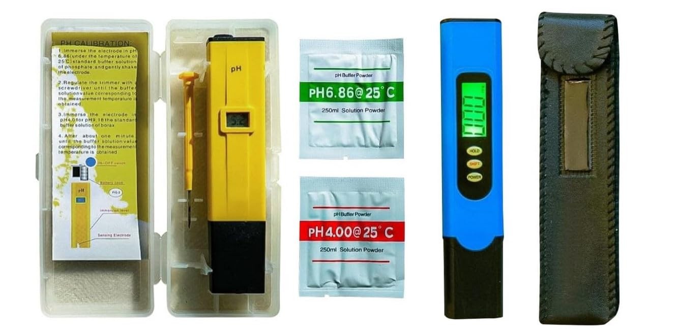 Digital TDS & pH Meter Combo - High Accuracy Pen-Type Water Tester with LCD Bac