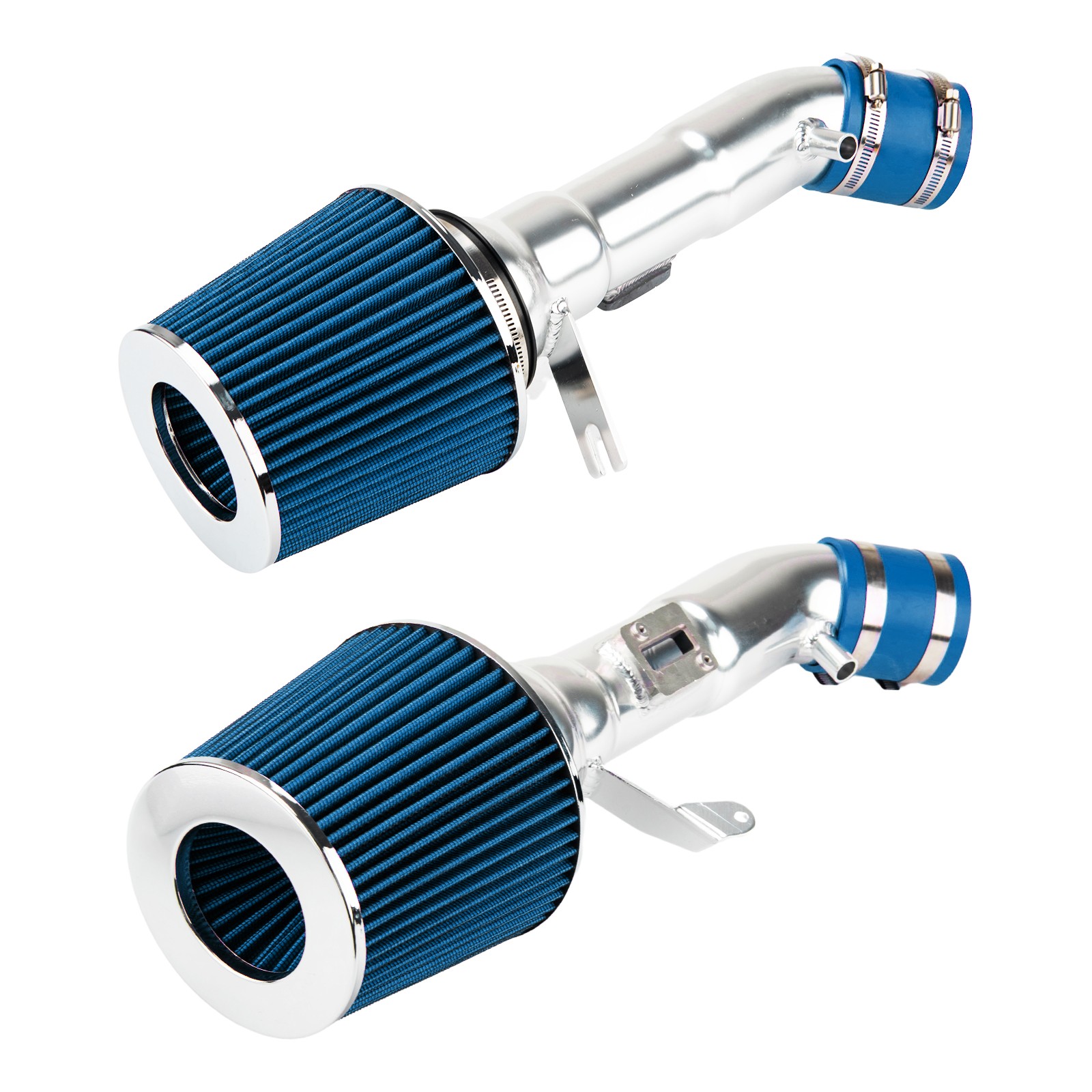For INFINITI G37 Nissan 370Z Cold Air Intake Kit + Blue Filter 2.75" w/ Heat
