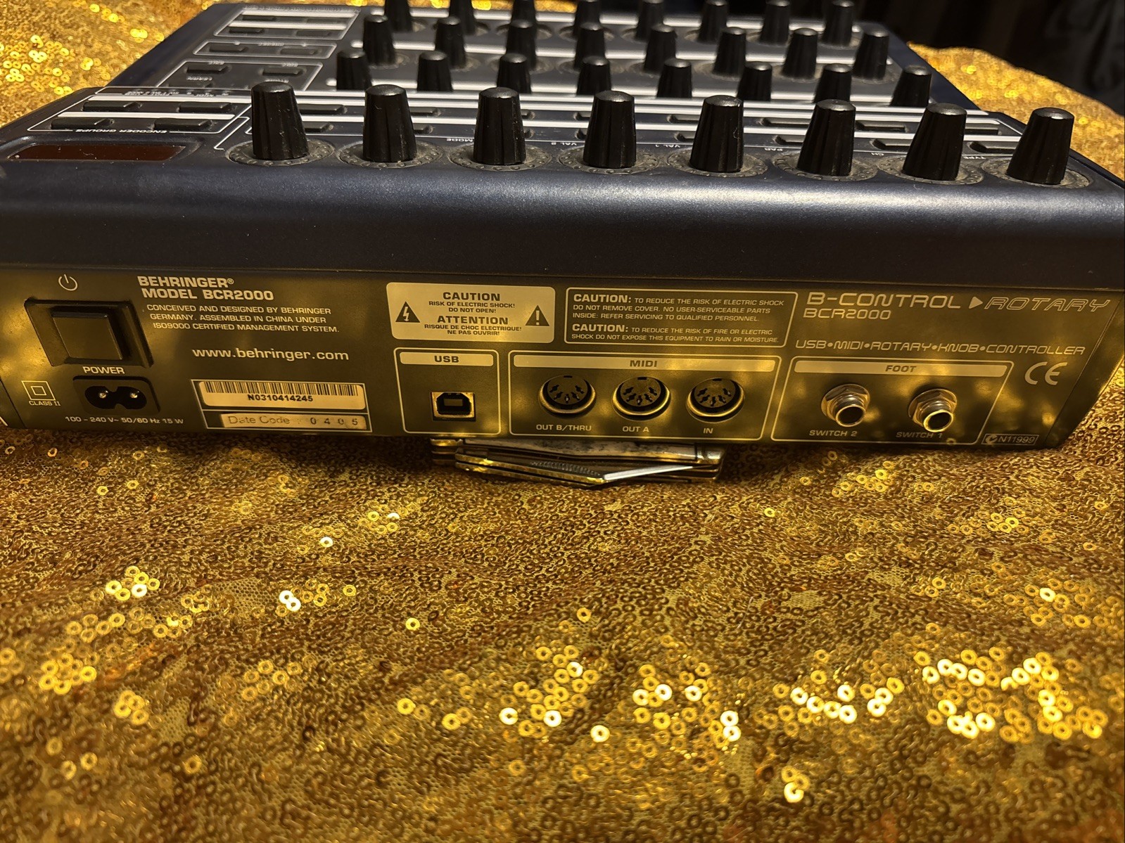 Behringer BCR-2000 USB MIDI Controller Works Great. (Please Read Description)