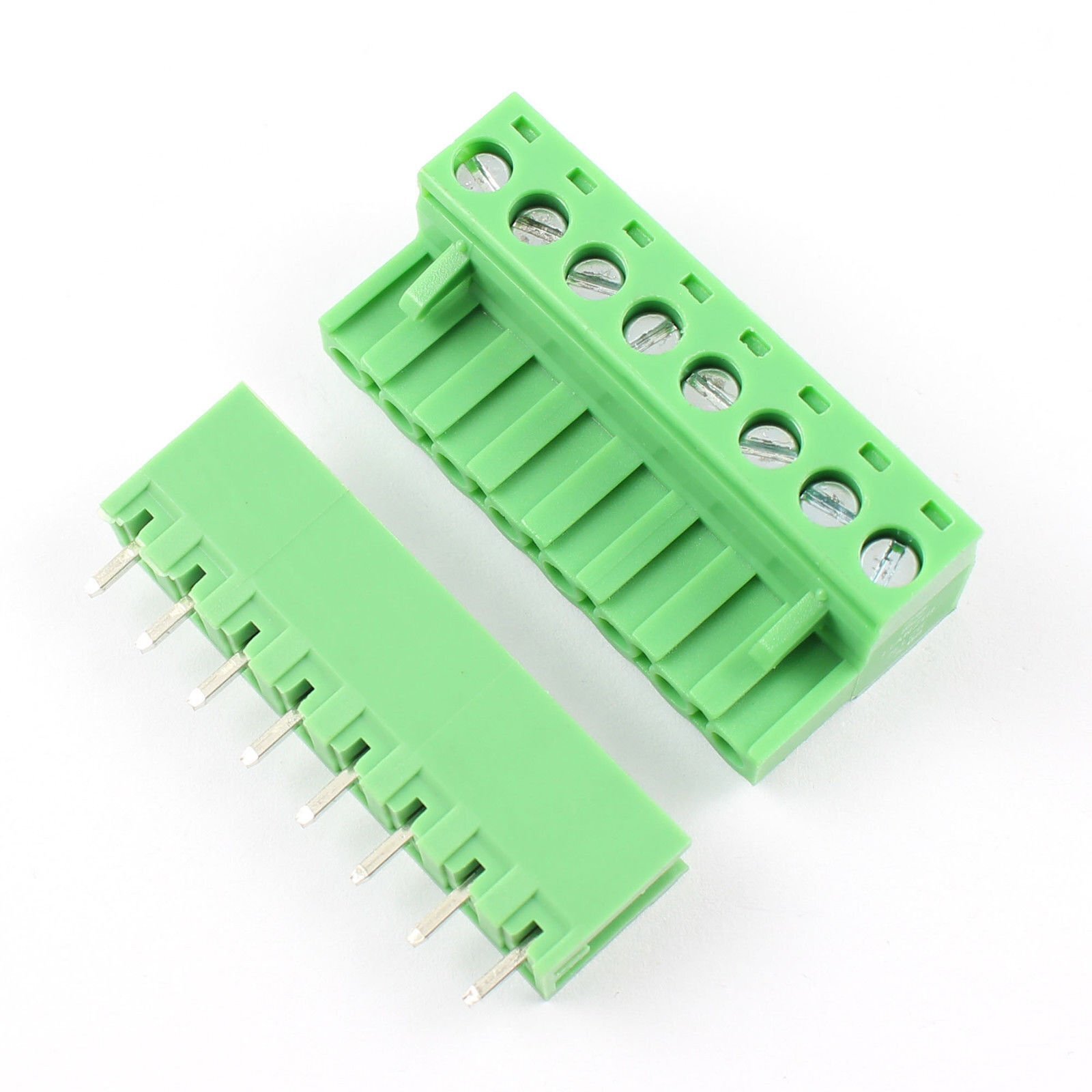 1PC 5.08mm Pitch 8 Pin Straight Screw Terminal Block Pluggable Plug Connector