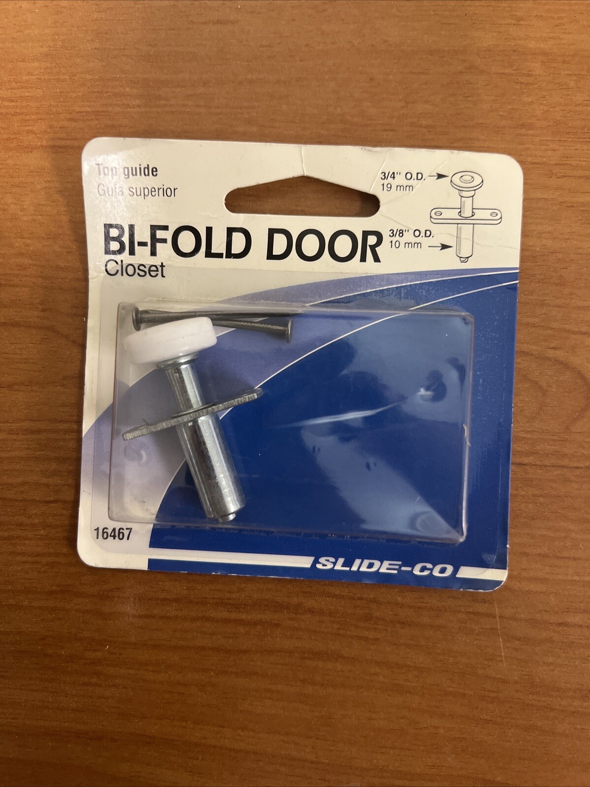 Prime-Line Silver Steel Bi-fold Door Wheel Guide, One Wheel 16467 NEW