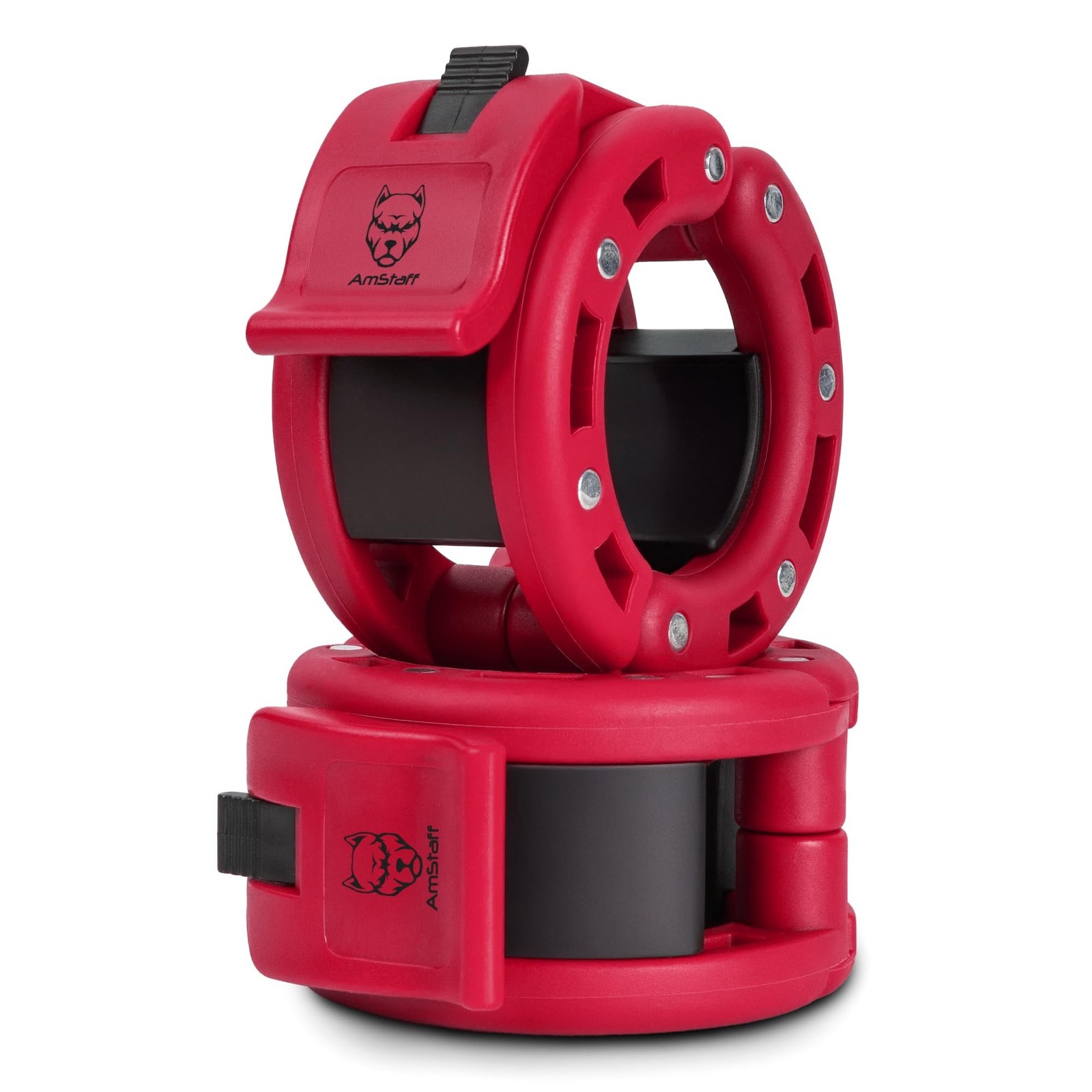 AmStaff Fitness Barbell Collars Clamps – Quick Release 2 inch Locking Olym