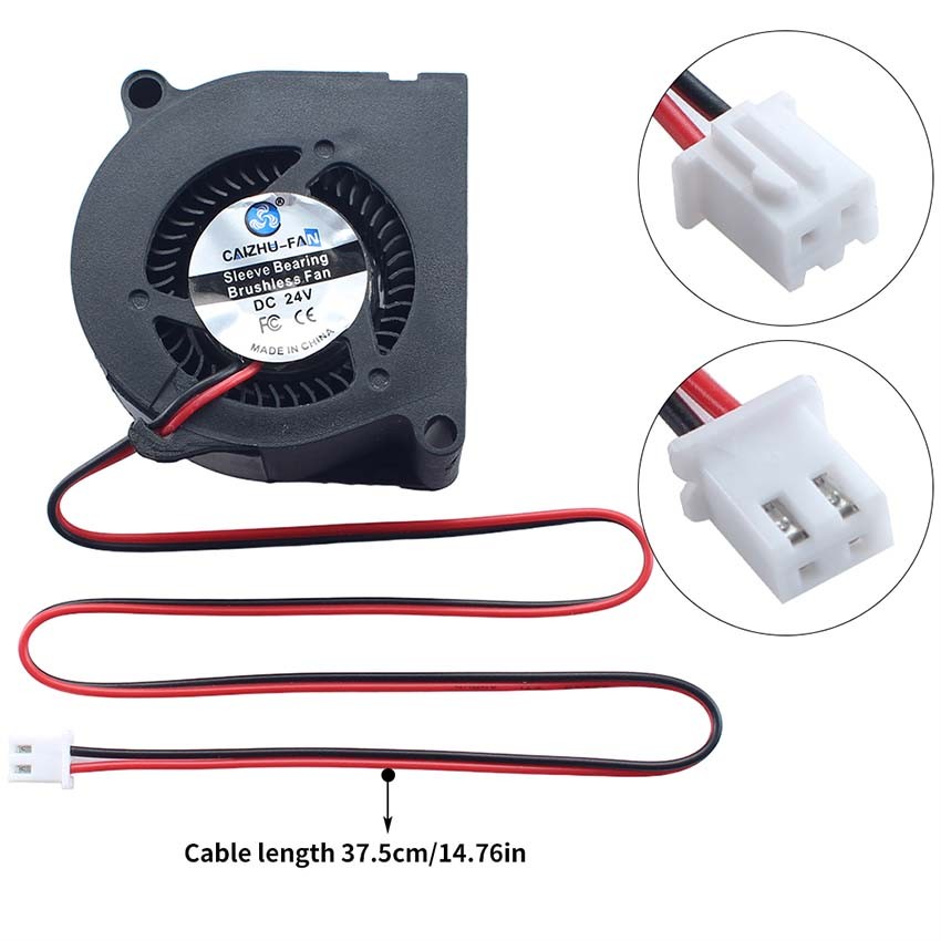 Printer Extruder Cooling Fan Dual Ball  Fan for 5M Pro 5020 Hotend Board