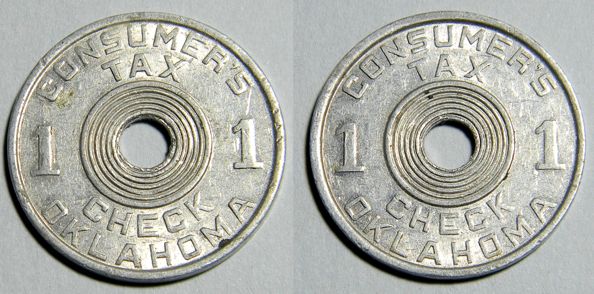 Oklahoma Tax Token  (02317)
