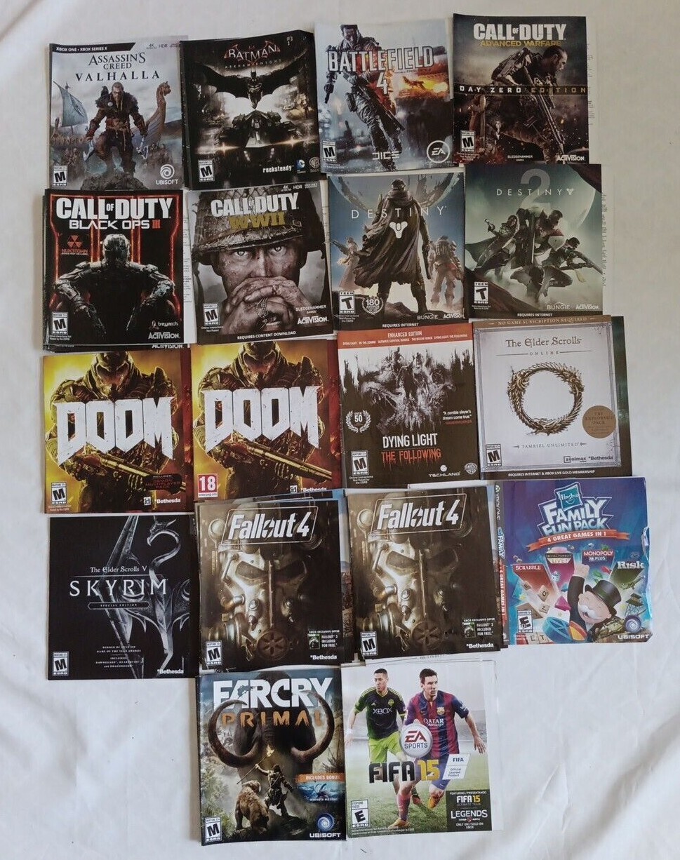 XBOX ONE/XBOX Series X Replacement Cover Art ONLY
