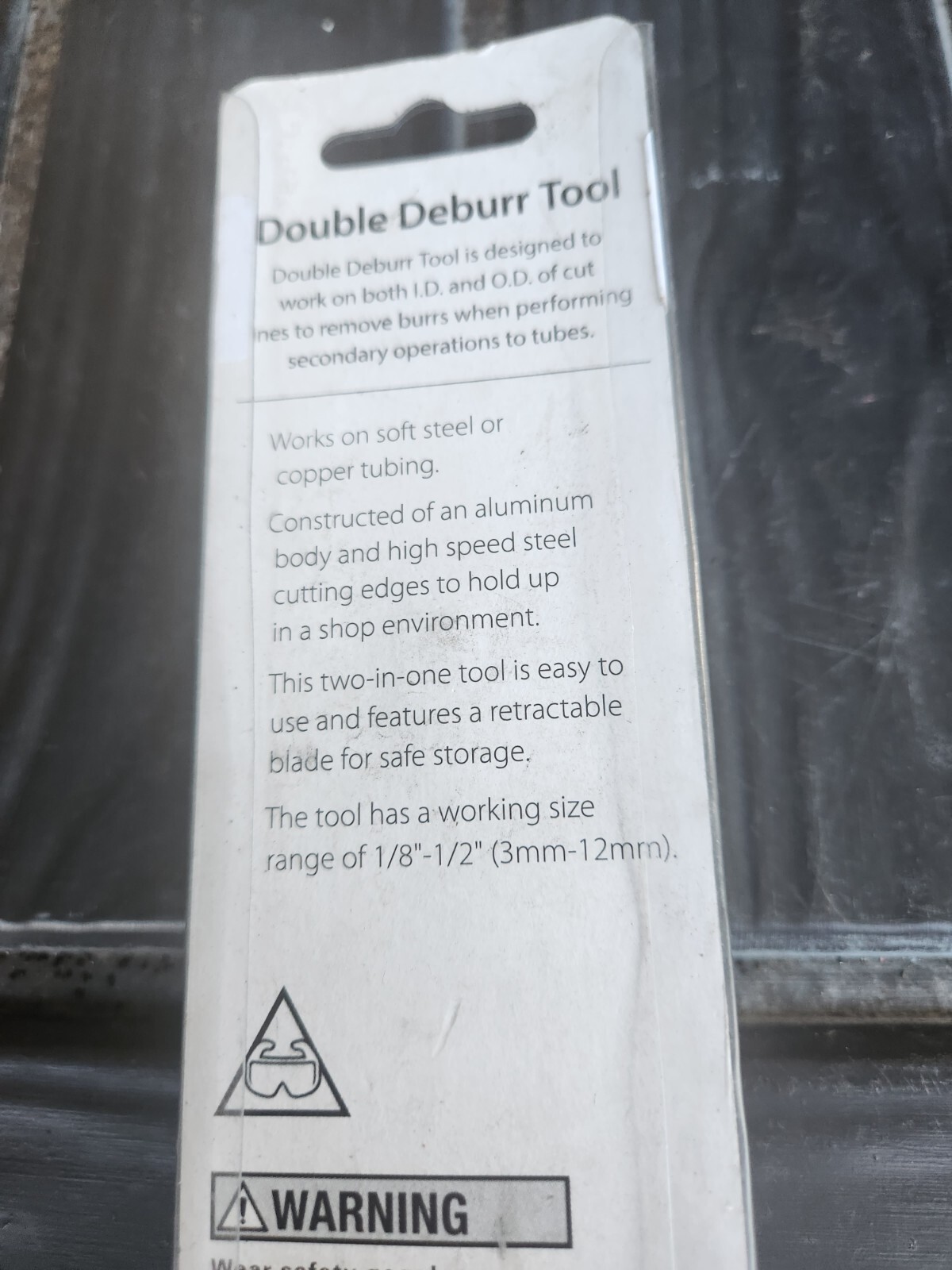 Double Tube Deburr Tool CALVAN ALSTART 169 working range 1/8" - 1/2"