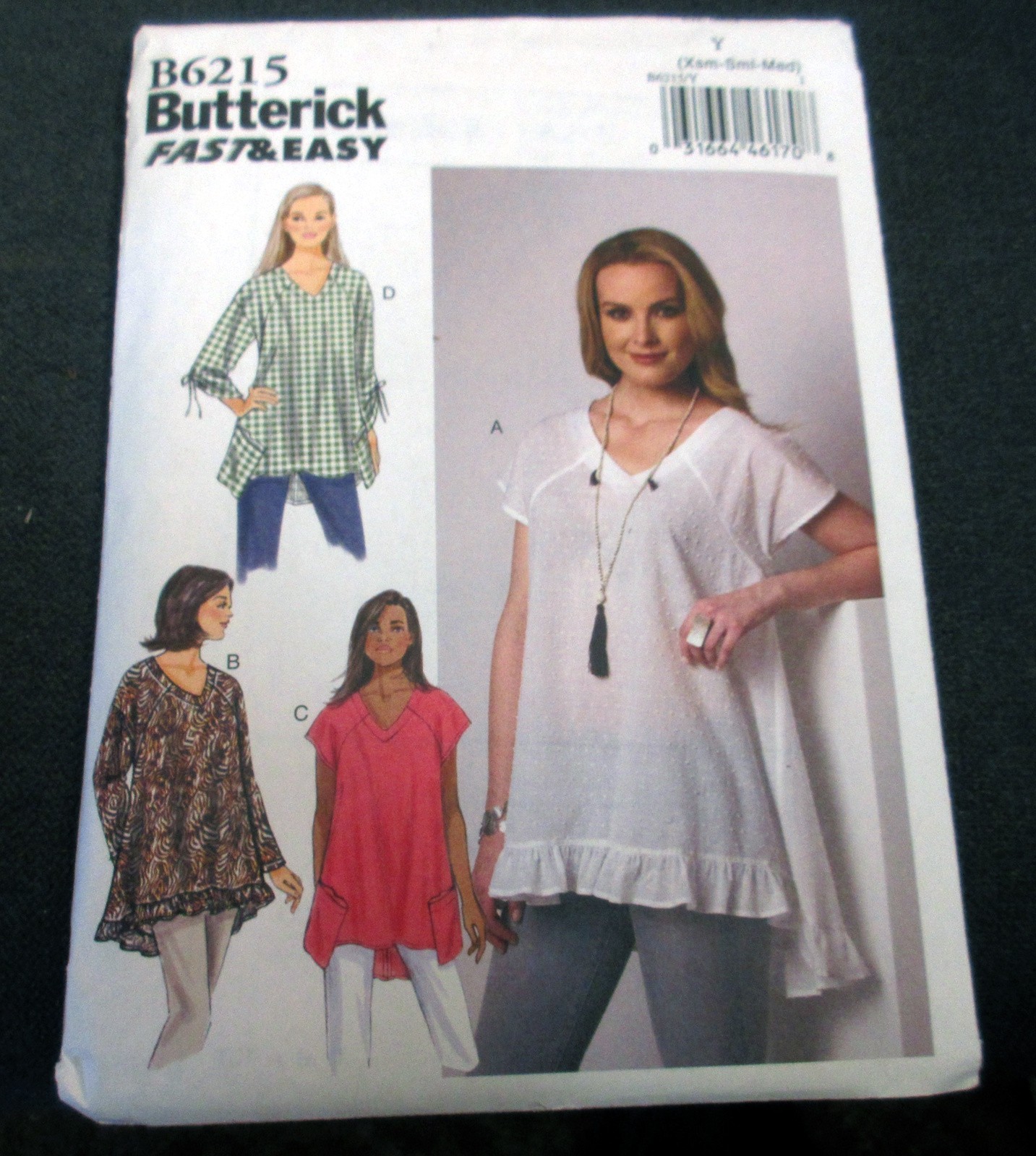Butterick Sewing Dress Pattern "B6215 Sizes Xsm-Sml-Med" - NEW