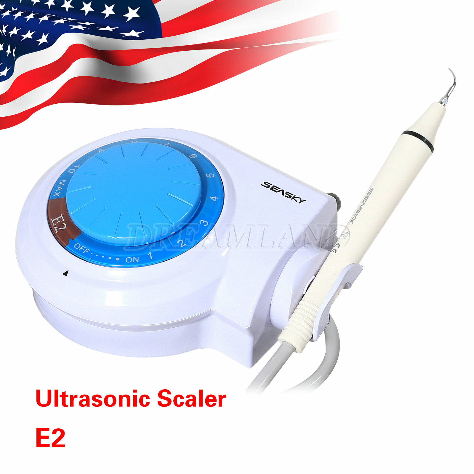 Scaling Cavitron Dental Ultrasonic Scaler 5*Tips fit EMS Handpiece Tip USA-FDA